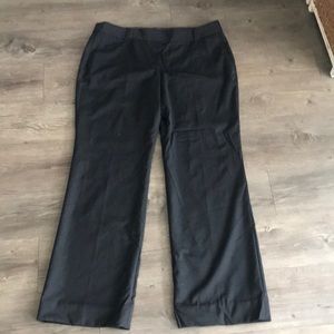 J Crew Wool Dress Pants Black, Hemmed for 5’3